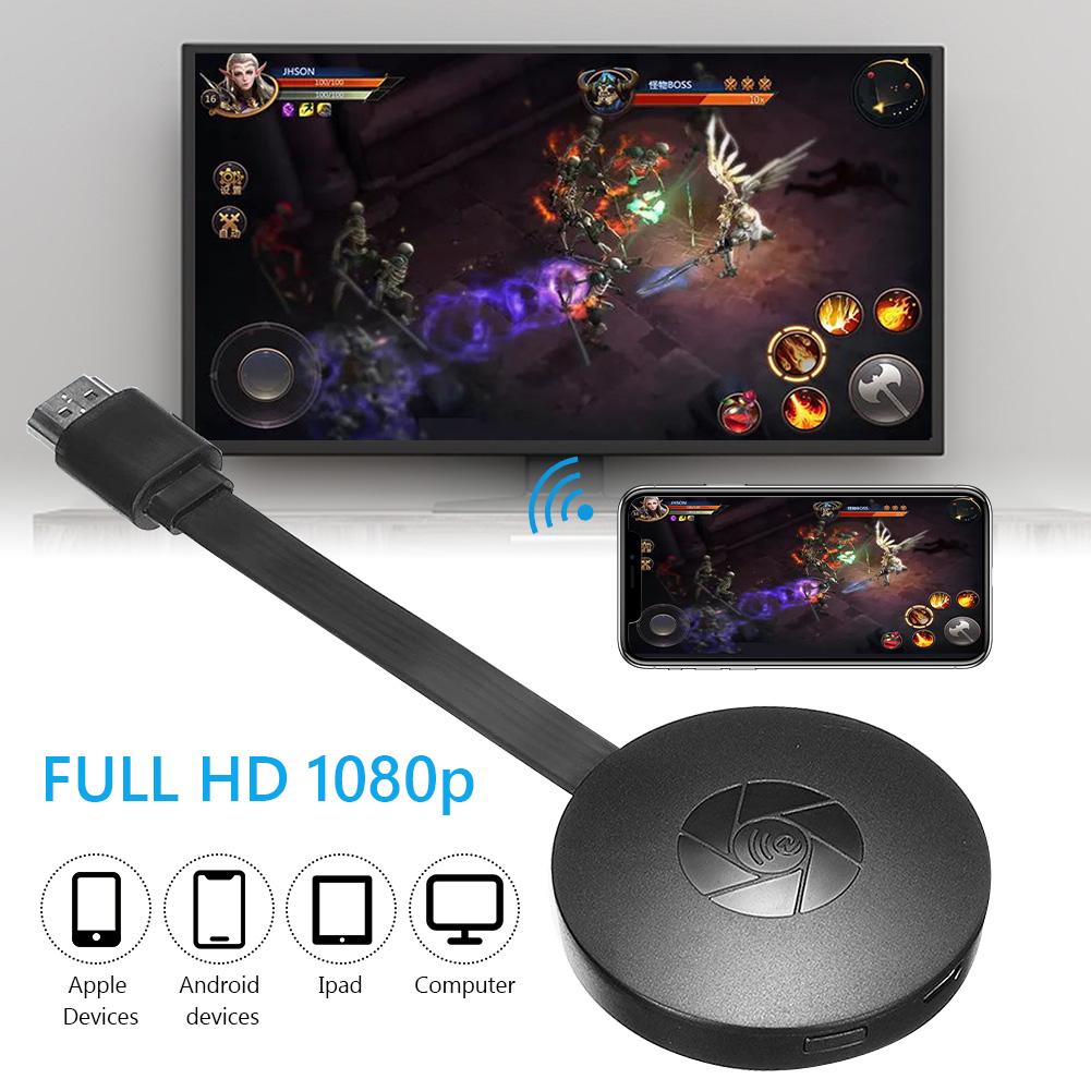 1080P HD TV Stick Dongle Wi-Fi Беспроводная ТВ-приставка Supoort HDMI-совместимый адаптер зеркального экрана MiraScreen для Google IOS Andorid Airplay