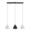 3 Light Pendant Lamp Innovative Nordic Style Iron 3 Colors Temperature Hanging Pendant Lighting for