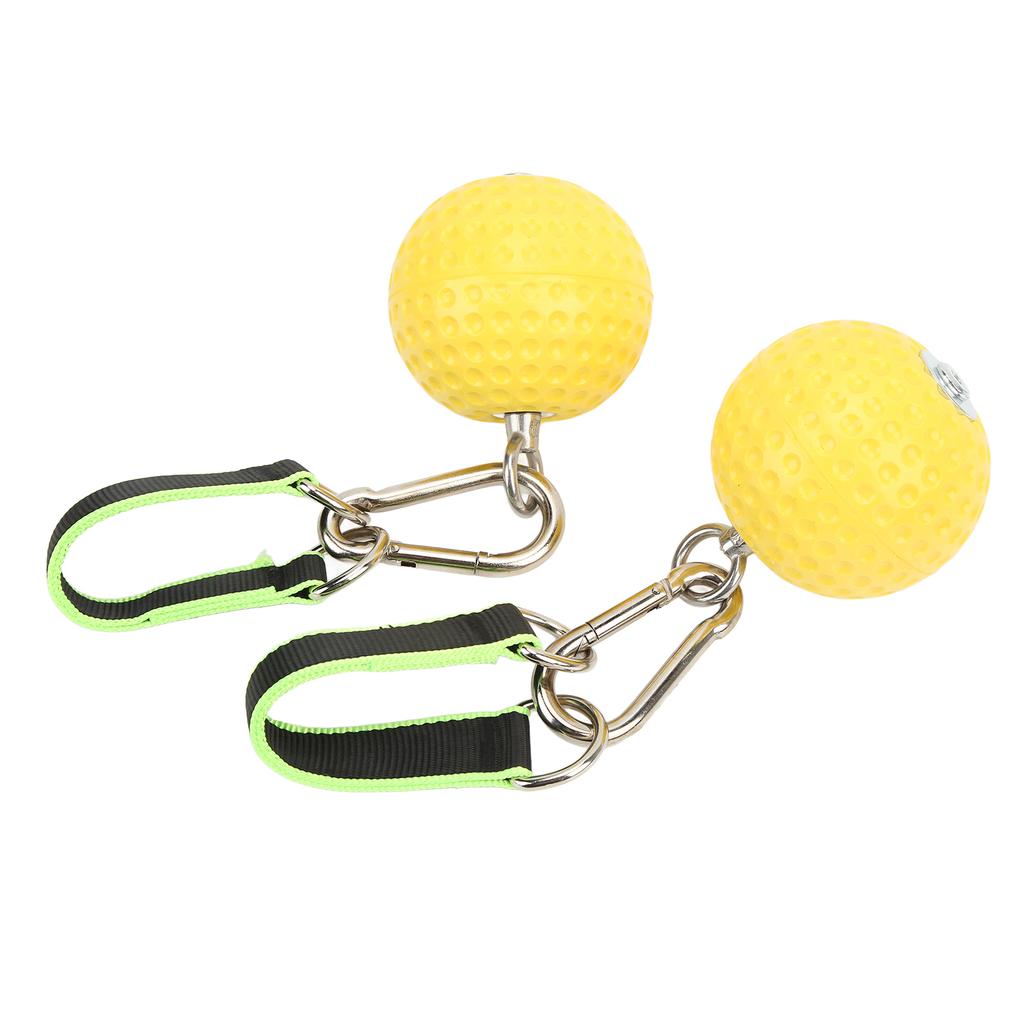 Climbing Pull Up Hand Grips Ball Set with Webbing Buckle Fitness Non Slip Arm Strength Training