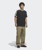 adidas Футболка с контрастными рукавами Skateboarder - Черная:Хаки / Ks4343