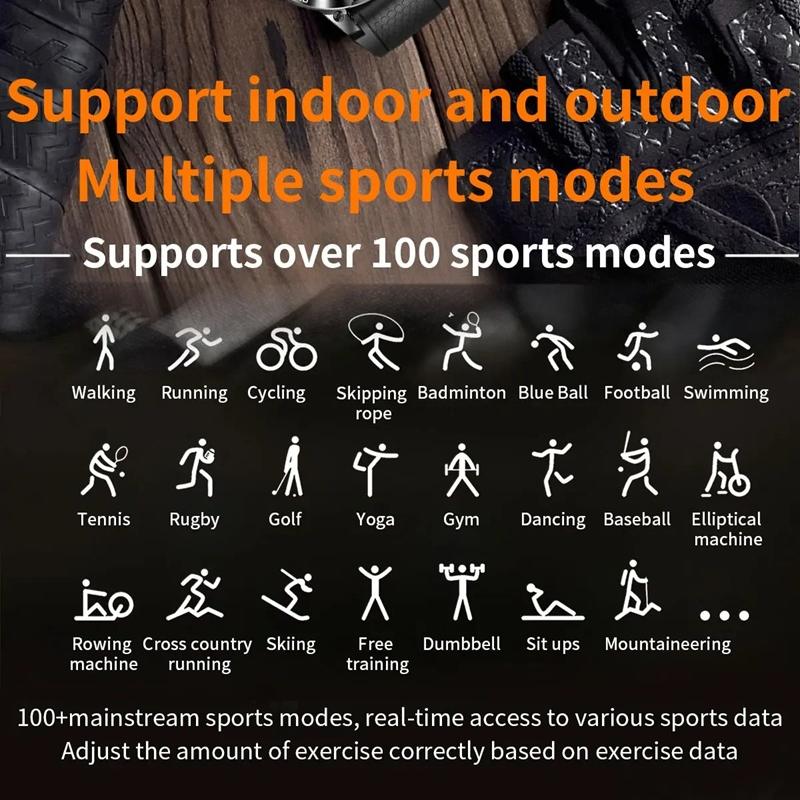 2025 New Outdoor Professional GPS Trajectory Smart Watch 1.5"HD Screen Waterproof Bracelet BT Call Smartwatch Men for Android IOS