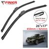 2 шт. щетки стеклоочистителя для Nissan X Trail T32 2014-2019 26 "17" подходят для переднего лобового стекла, щетки для окон, резак, аксессуары 2015 2016 2017 2018 2019