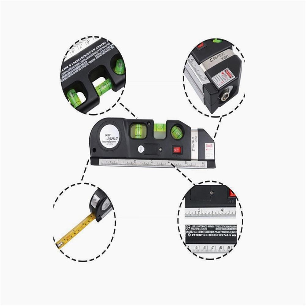 Multi-function Leveling Instrument With Tripod High Precise Straight Line Level Aligner Vertical Measure Tape