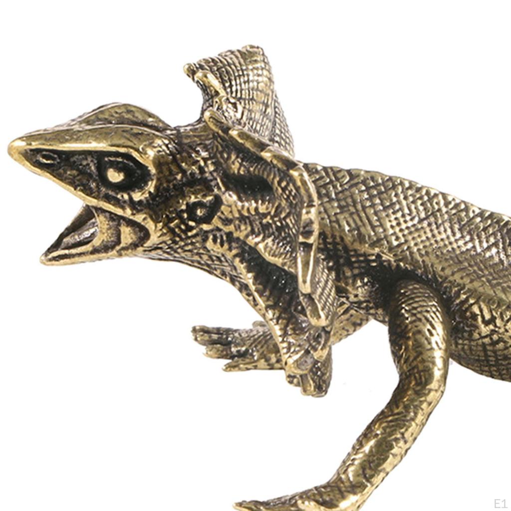 Lizard Sculpture Animal Statue Collection Creative Tabletop Small Ornament Decorative for Shelf