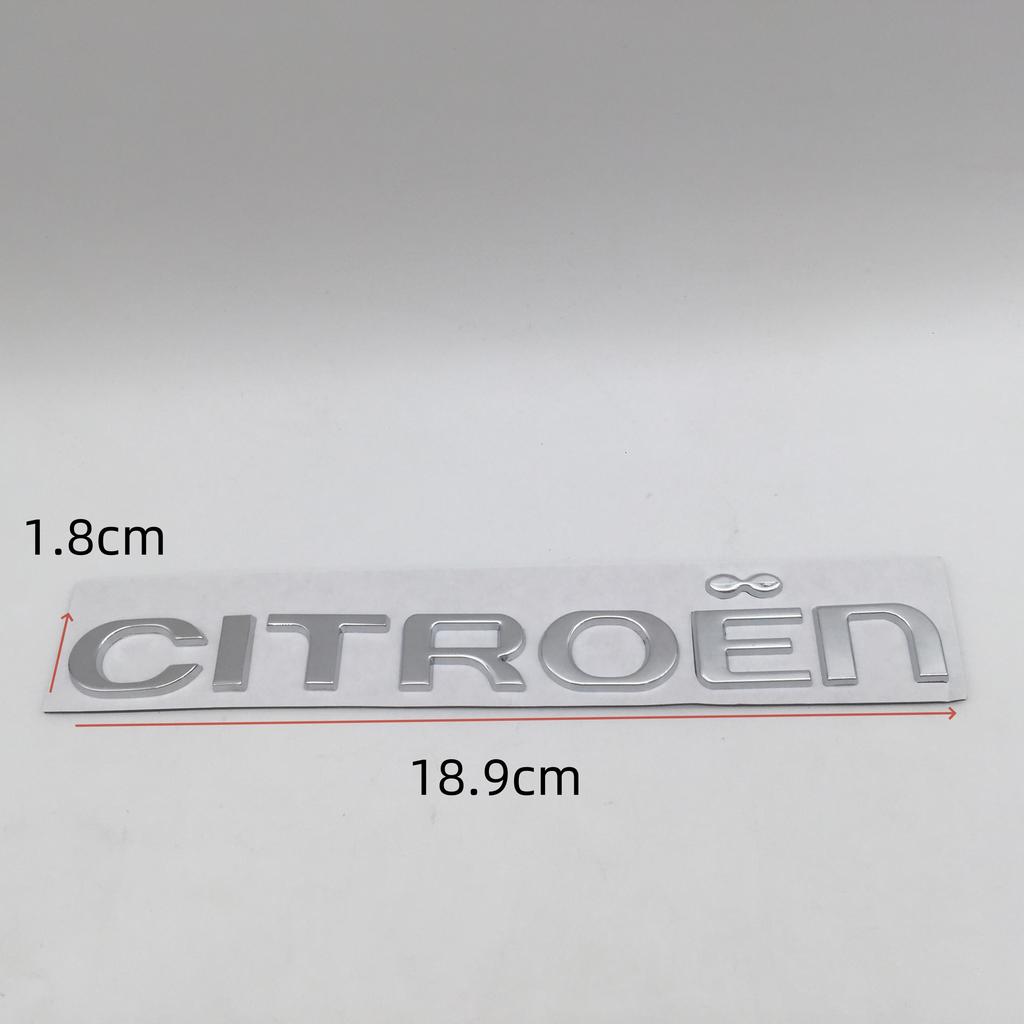 1 шт. 3D металл для Citroen Буквы автомобиля Передний значок на капот Наклейка на капот Задний значок на багажник Наклейка Стайлинг автомобильные аксессуары