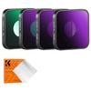 Concept Go Pro 4K Filter Set ND Filter Neutral Density Filter PL Filter Polarizing Filter Lens Protection AGC Optical Glass High Transmittance Protect