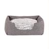 Lit Pour Chien - Dibea - DB00750 - Gris - 60 X 50 Cm - Coussin Réversible