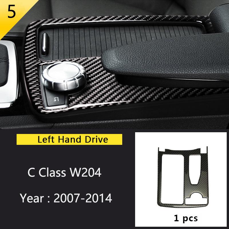 Для Mercedes Benz C Class W204 C180 C200 C260 автомобильная панель окна двери из углеродного волокна полоса защитная отделка наклейка аксессуары