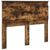 Headboard with Smoked Oak Finish 135 cm Engineered Wood