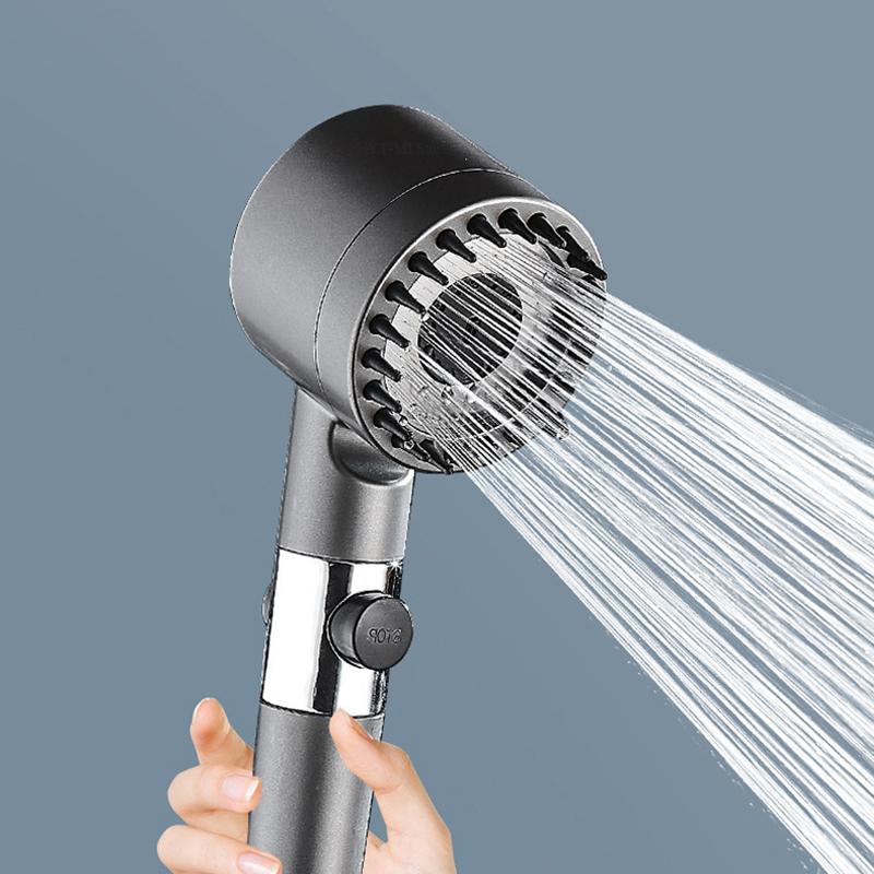 3-функциональная мощная насадка для душа с фильтром для ванной комнаты, душевая лейка с распылителем, уникальный дизайн, набор для душа в форме сердца