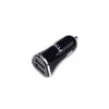 Автомобильное зарядное устройство - DCU - 2xUSB - Алюминий - 3.1A - Черный