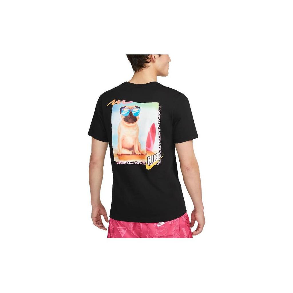 Nike Футболки Мужские Черные С Круглым Вырезом Умеренный Прямой Крой FD6637-010