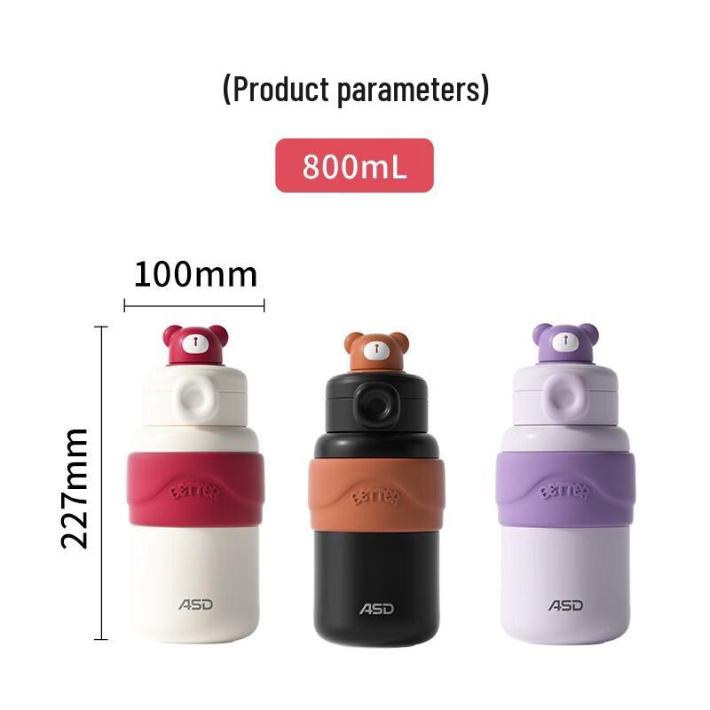ASD 316 Stainless Steel Insulated Bottle with Straw