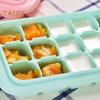 Ice Cube Mold with Cover DIY No Odor Convenient 24 Grids Easy Release Ice Cube Trays Kitchen Tool