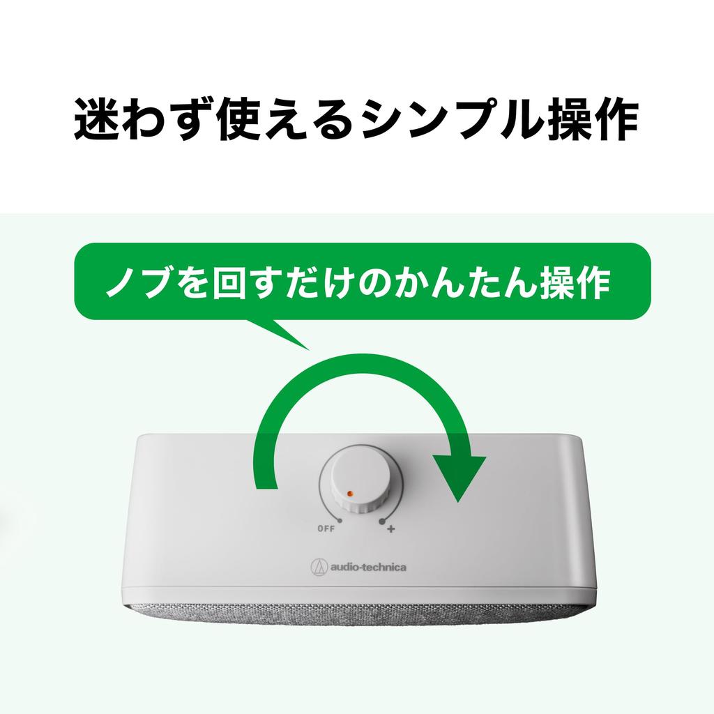 Ручной динамик для проводных прозрачных антибактериальных наушников с длинным USB-блоком питания Sound Assist Series Audio-Technica TV,