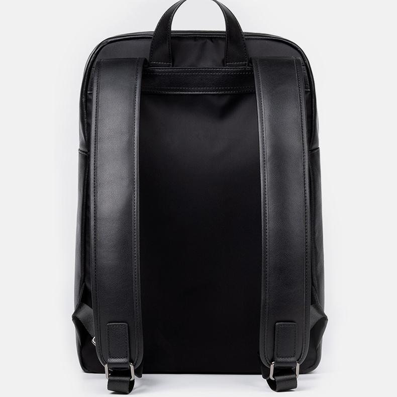 Business Backpack Large Capacity Commuter Men's Bag Fashion Casual Lightweight Men's Baotou Layer Cowhide Trend Backpack