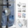 10 шт./набор Зажимы для одежды Многофункциональные зажимы для брюк Зажимы-держатели для штанин для одежды Длинные брюки Штанины Рукава