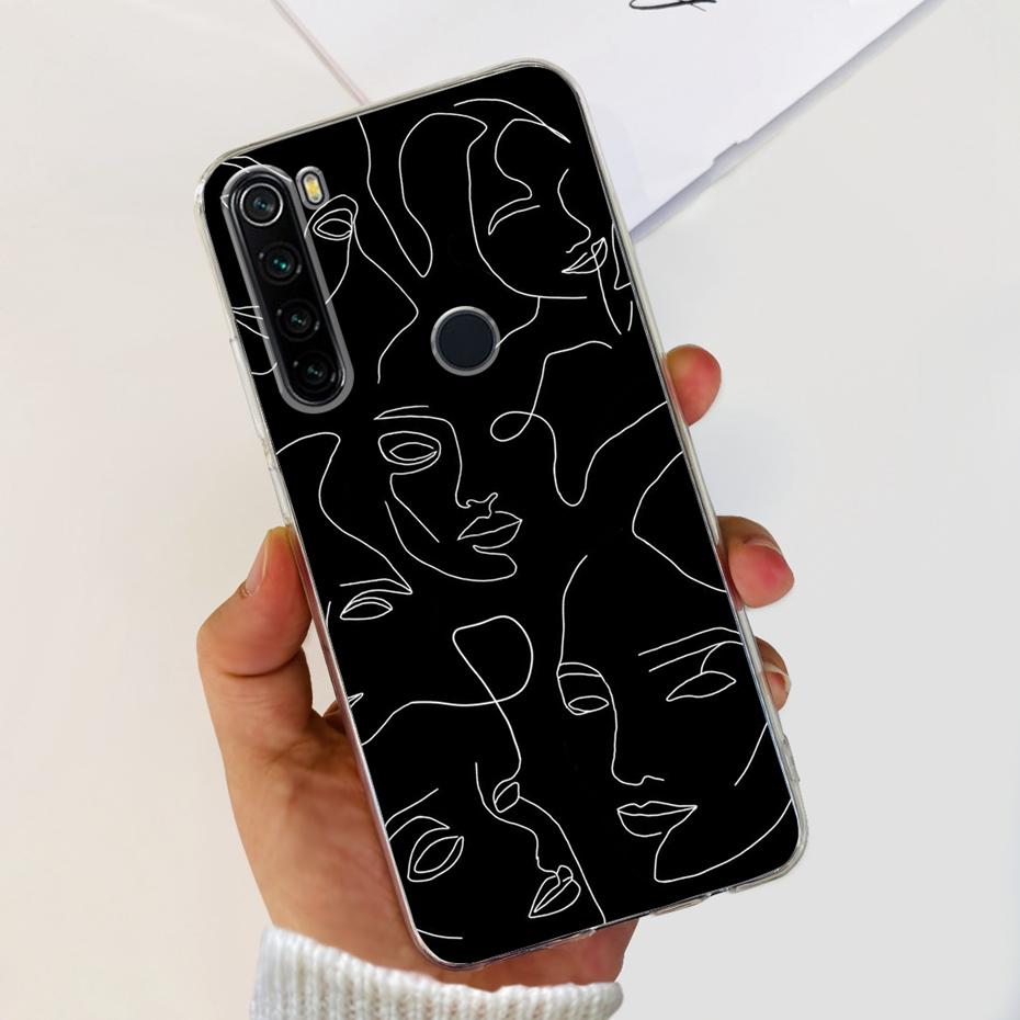 Для Xiaomi Redmi Note 8 8T Чехлы для телефона Модный Расписной Мягкий Силиконовый Задний Чехол Для Redmi Note 8 Pro Funda Note8 T 8Pro Бампер