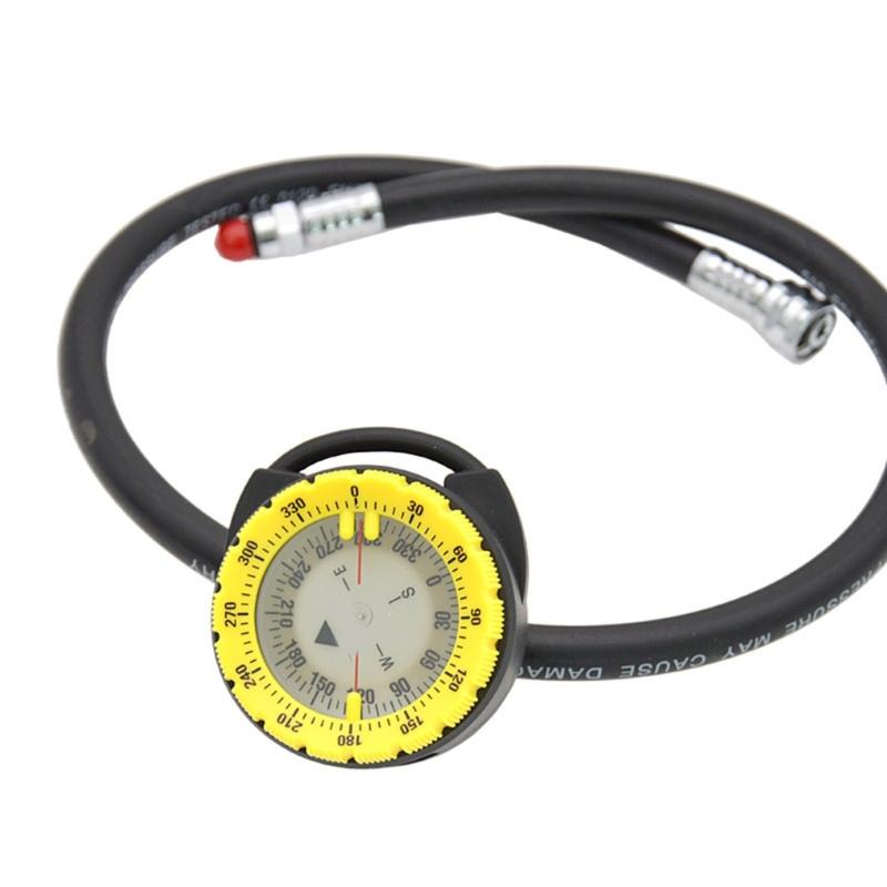 Регулируемый трубный зажим Водонепроницаемые компасы Водный спорт Плавание Светящиеся компасы Подводное плавание Компас для дайвинга Открытый