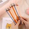 10pcs 0.5mm Creative Cute Squirrel Neutral Pen Black Prize Water Pen Student Stationery Neutral Pen Award Gift Stationery