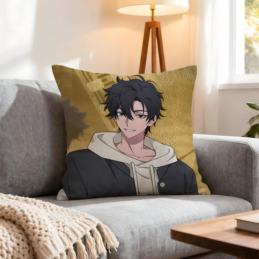 Anime Link Click Cushion Cover 1Pcs Decorative Covers Soft Cushion Case For Sofa Couch Decor 40X40 45X45 Pillowcases