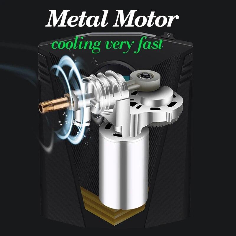 Цифровой насос для накачки шин, 12 Вольт, автомобильный портативный воздушный компрессор, насос 150 PSI, автомобильный воздушный компрессор для авто, мотоциклов, велосипедов