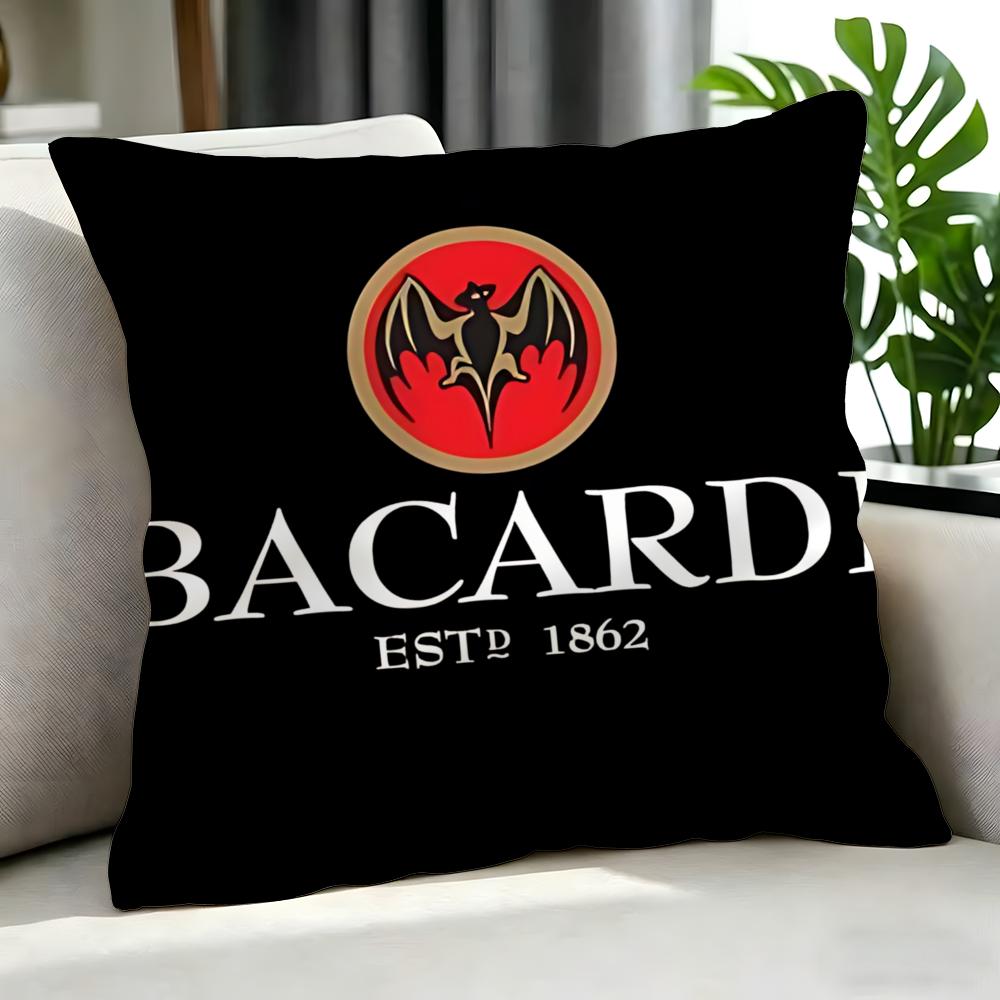 Alcohol Bacardi Cushion Cover Cushion Cover Set 4Pcs 50X50 45X45 40X40 Pillowcase Decorative Sofa Home Decor