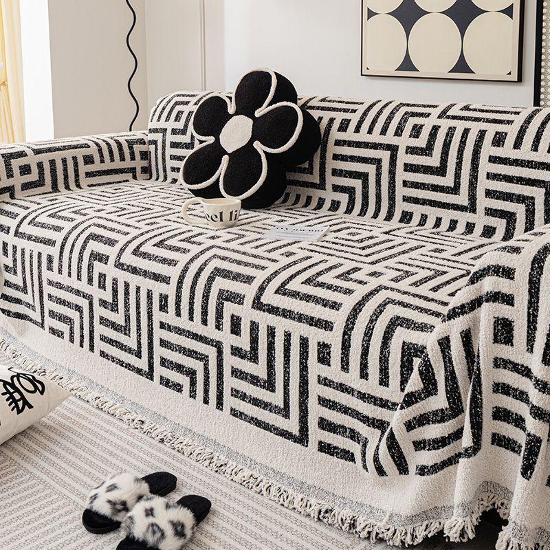 Зимнее плюшевое полотенце для дивана, цельное пылезащитное многофункциональное одеяло для дивана, утолщенное теплое полотенце