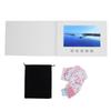 Video Greeting Card 210x150x10mm LCD Color Screen 128MB Memory Built In Speaker Electronic Greeting Card Video Brochure
