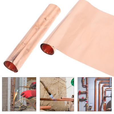 2 рулона медного листа толщиной 0,01 мм медная фольга пластина ремесло лист из чистой меди