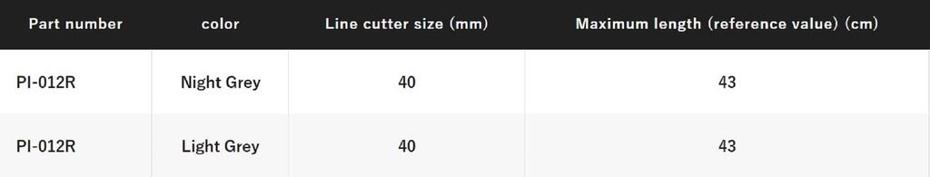 SHIMANO PI-012R Pin On Reel Clip with Nipper 43cm Light Gray 973108