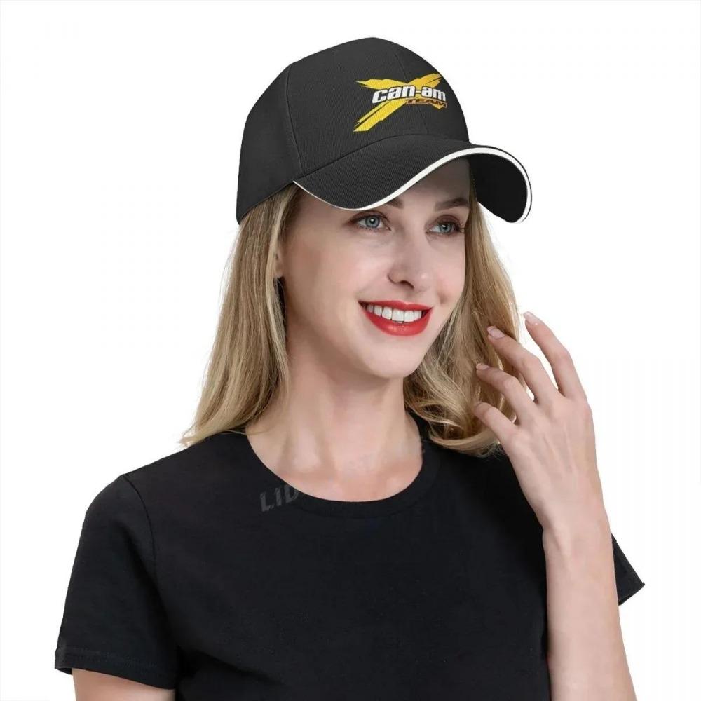 Can Am Logo Stripe Brp Team бейсбольная кепка мужская модная крутая кепка Can AM хип-хоп женская кепка