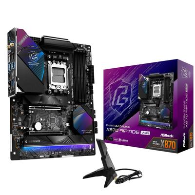 ASRock X870 Riptide WiFi Процессор AMD Ryzen серии 9000 Чипсет X870 Материнская плата ATX Японский ритейлер Материнская плата, (Сокет AM5), [Официальный продукт]