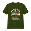 Childhood Cancer Survivor T Shirt Comfortable Made in USA S 5XL Whats Your Superpower vintage Washed streetwear Stretched