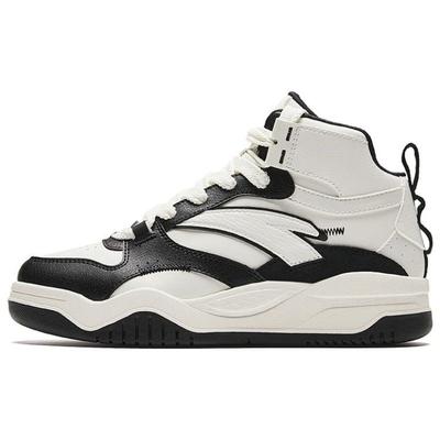 Wave Shoes Удобные нескользящие легкие кроссовки средней высоты женские кроссовки черные белые 922348088-2