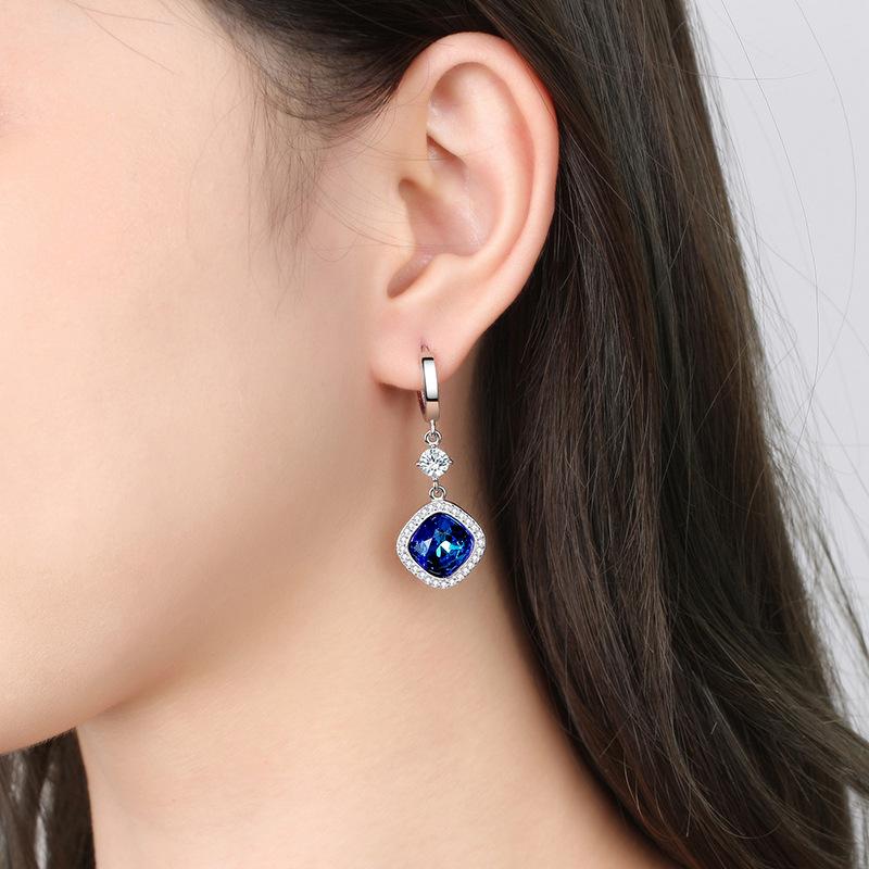 Lindon Zircon Copper Alloy Earrings Drop Earrings For Women Wedding Party Gifts