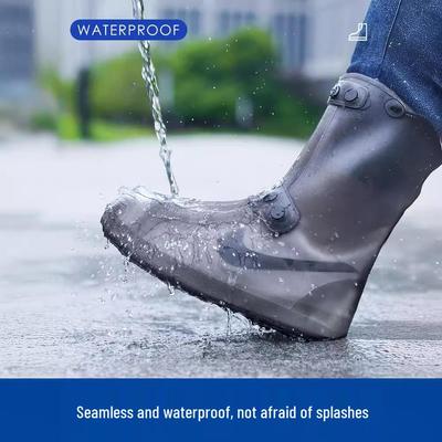 Водонепроницаемые Нескользящие Силиконовые Чехлы для Резиновых Сапог от Дождя для Детей и Взрослых