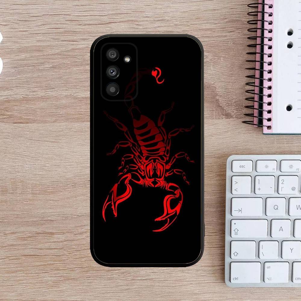 Чехол для телефона 'Скорпион' для Samsung Galaxy A13, A21s, A22, A31, A32, A52, A53, A71, A80, A91, Мягкий черный чехол