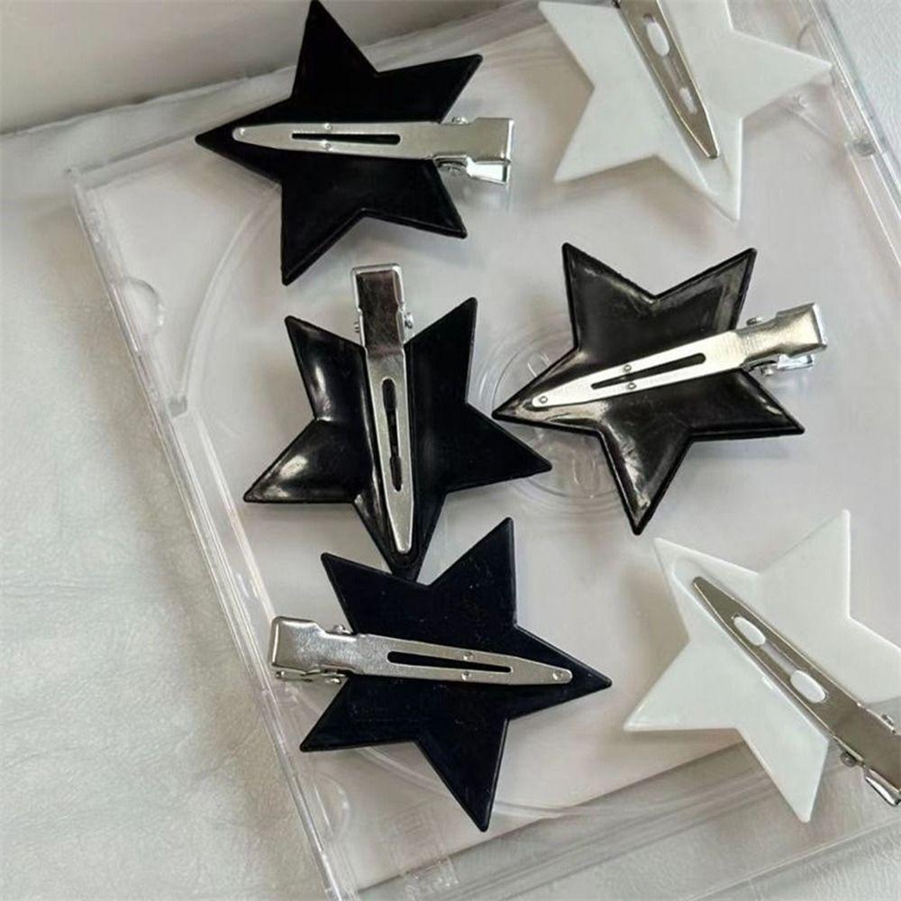 Clips For Women Seamless Duckbill Clips Hair Barrettes Korean Style Hairpins Pentagram Hair Clips