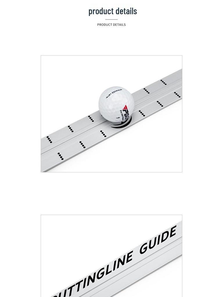 PGM Golf Precision Putter Guide with Trajectory and Topspin Control