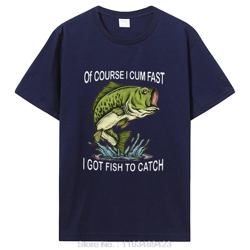 Конечно, я кончаю быстро, мне нужно поймать рыбу | Футболка «Рыбак» Одежда для любителей рыбалки «Рыба» унисекс Футболка с рисунком Топы Одежда больших размеров