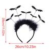 Gothics Sequins Bat Hairband for Adult Kids Cosplay Party Costume Day of the Death Bat Headpiece Halloween Accessories