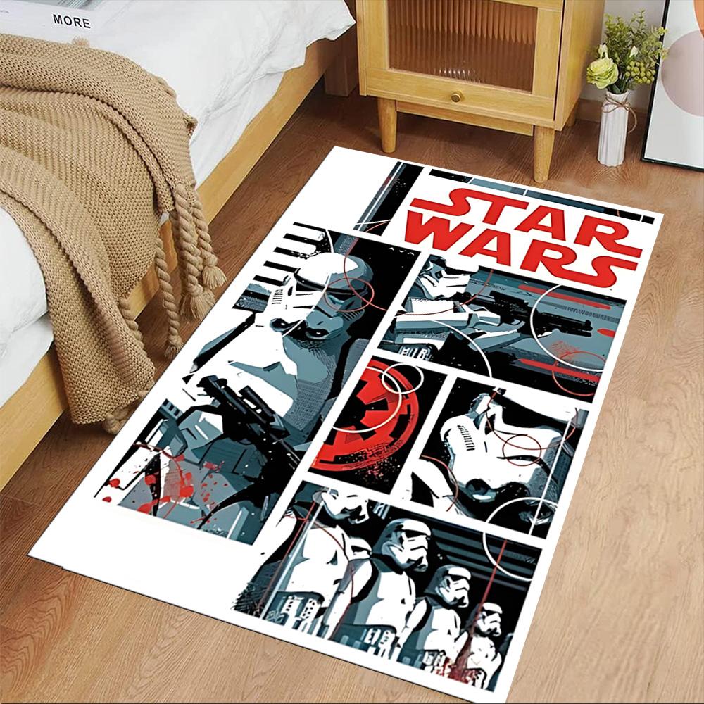 Star Wars Floor Rug Office Rug Suitable for Bedrooms Playrooms Decorate room Living Rooms Anti-slip Rug Office home decor Best for Christmas