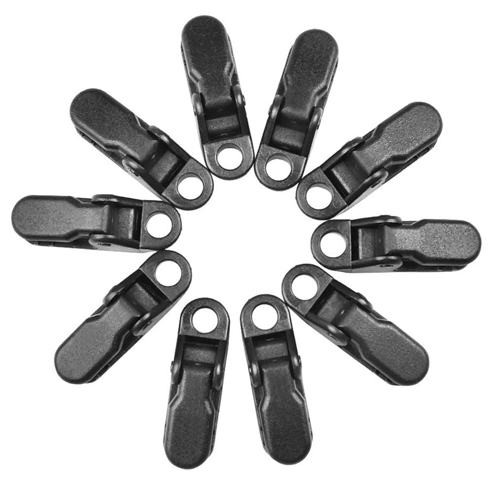 20 Pcs Heavy Duty Tarp Clamps With Carabiner Tent Snaps Durable Awning Clips  Farming Garden