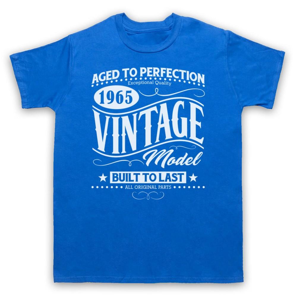 1965 Vintage Model Born In Birth Year Date Funny Age Mens And Womens T-Shirt