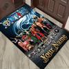 Name Custom Luffy Zoro Anime Carpet Rug for Living Room Bedroom Home Sofa Decoration,Kids play Non-slip Floor Mat