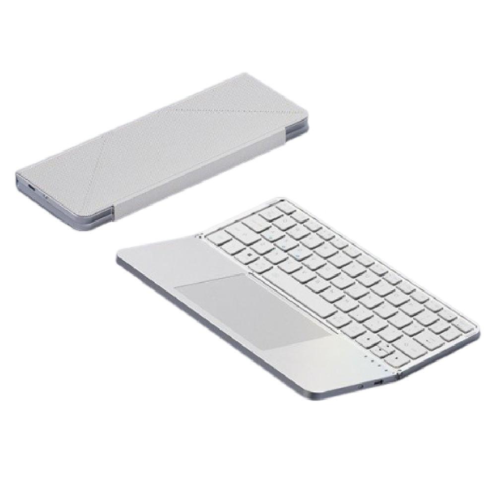 Беспроводная Bluetooth-клавиатура Bluetooth 5.3 Универсальная Съемная Складная Компактная Эргономичная Перезаряжаемая Клавиатура
