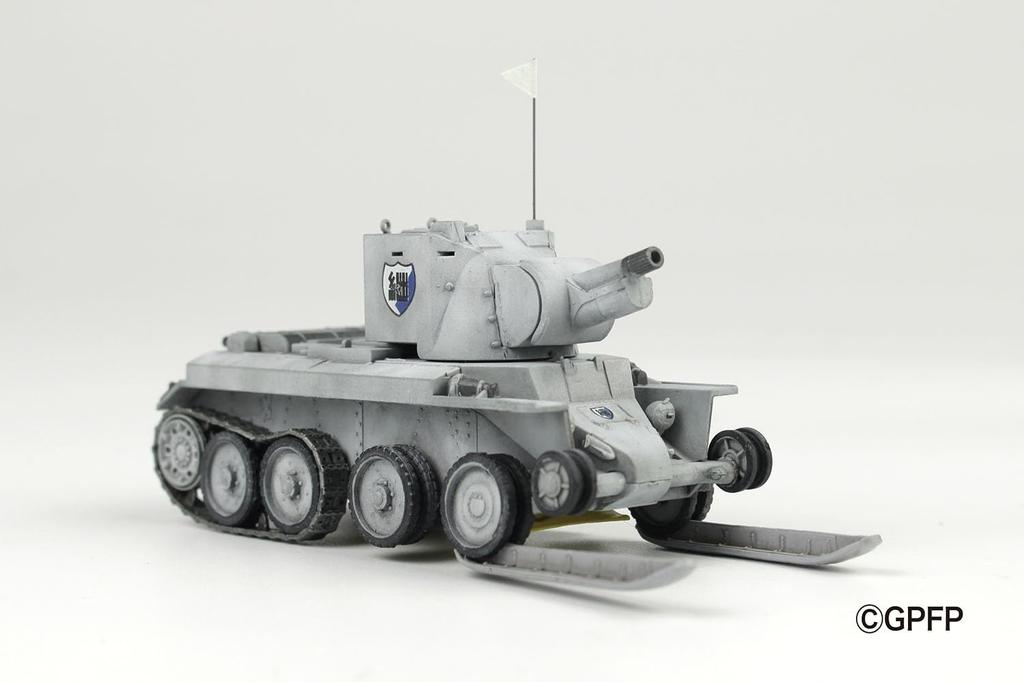 Platts Girls Panzer Final Chapter Assault Cannon Continuation High School A Fierce Battle In the Ski Mounting Specification Scale Plastic Model &