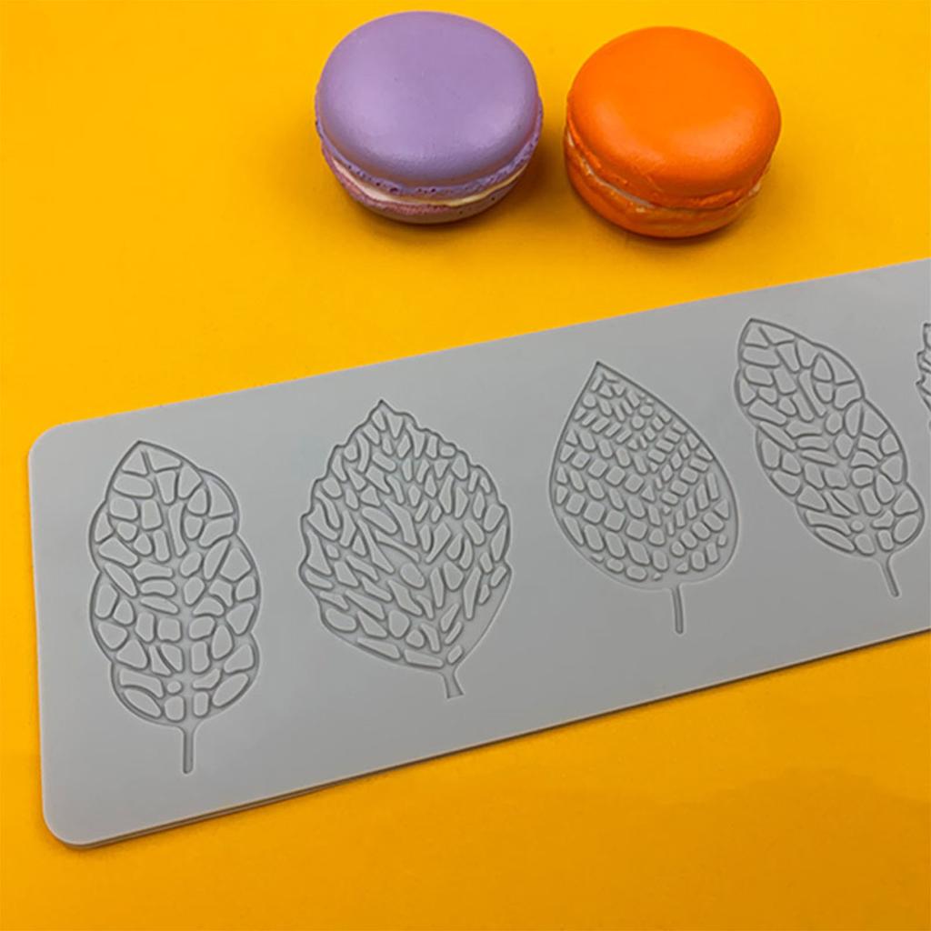 Формы для полых листьев, 9-полая форма для помадки, кружевная форма, инструмент для выпечки, лист, сахар, переворачивающаяся кружевная подушка, силиконовая форма для шоколада, листа