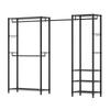 Clothing Garment Rack, Heavy Duty Clothes Rack, Freestanding Clothes Racks with Steel Frame, 363 kg Load Capacity Closet Wardrobe with Storage Shelves